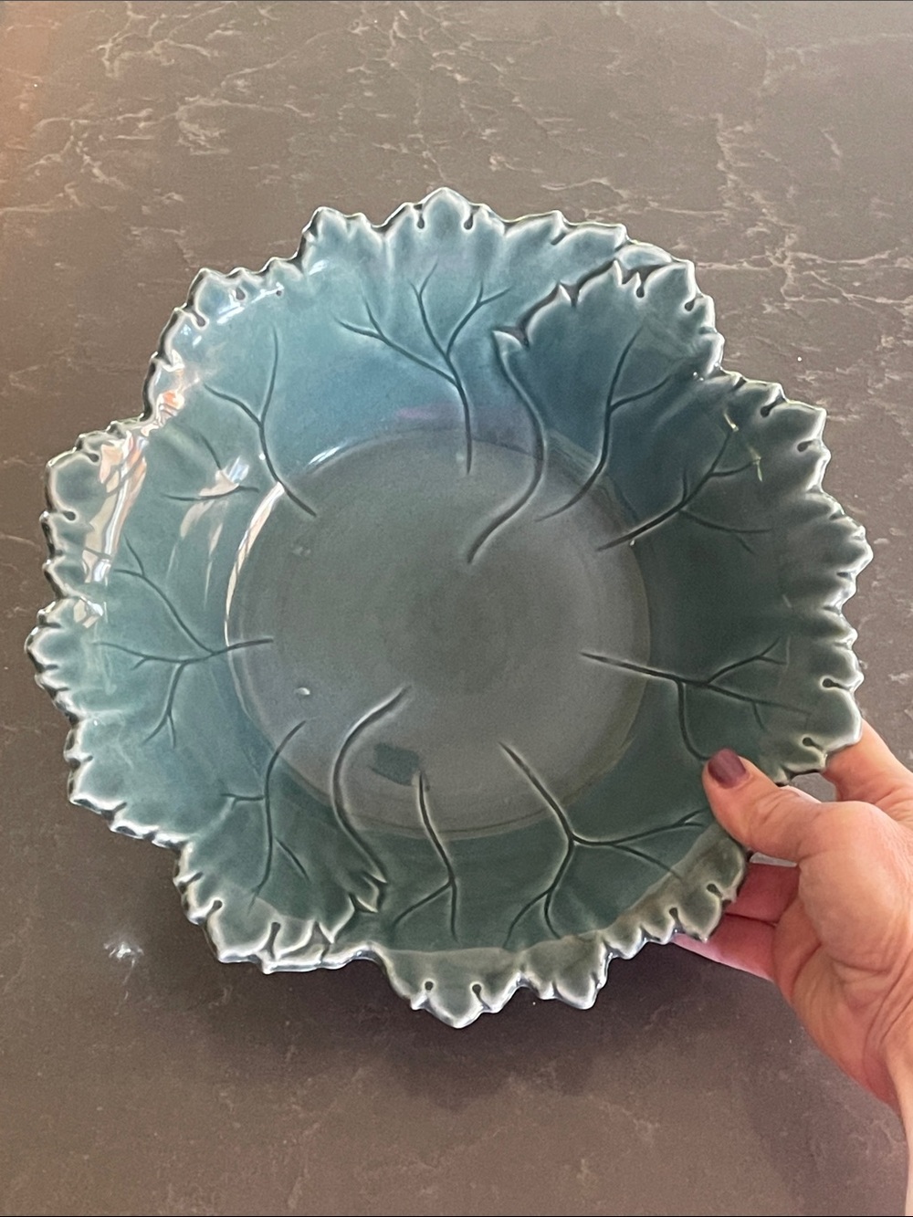 Steubenville Woodfield Serving Bowl in Teal- rare color!